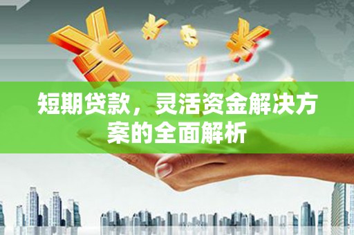 黄冈短期贷款，灵活资金解决方案的全面解析
