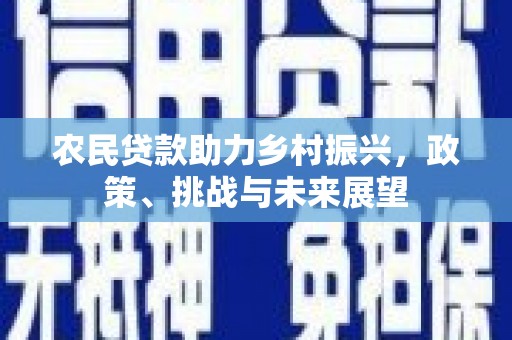 黄冈农民贷款助力乡村振兴，政策、挑战与未来展望
