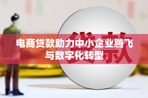 黄冈电商贷款助力中小企业腾飞与数字化转型