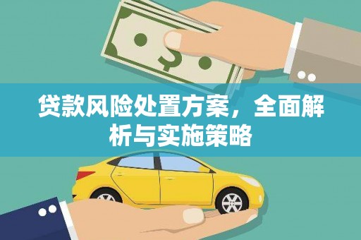 黄冈贷款风险处置方案，全面解析与实施策略